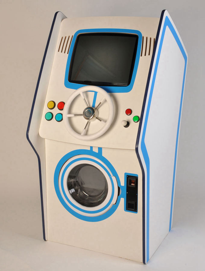 世界第一台可以玩游戏的洗衣机，游戏通关才能洗衣服--阿里百秀